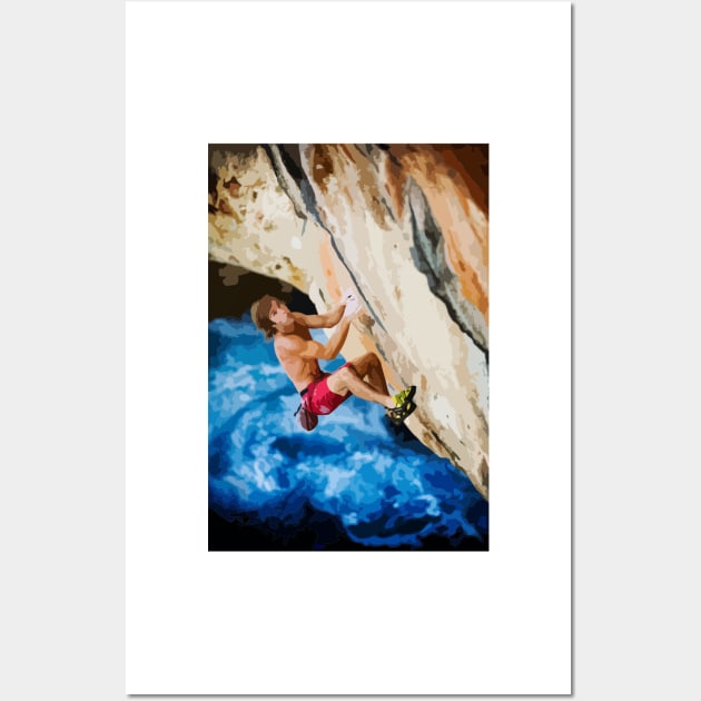 Chris Sharma Painting Wall Art by gktb